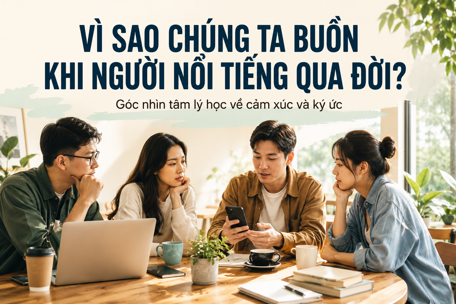 Vì sao chúng ta buồn khi người nổi tiếng mất