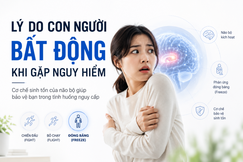 Vì sao nhiều người đứng hình bất động khi gặp nguy hiểm?